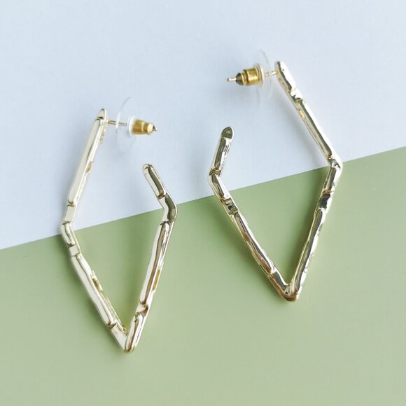 Kendra Scott Rylan Small Hoop Earrings - Gold - Picture 3 of 4
